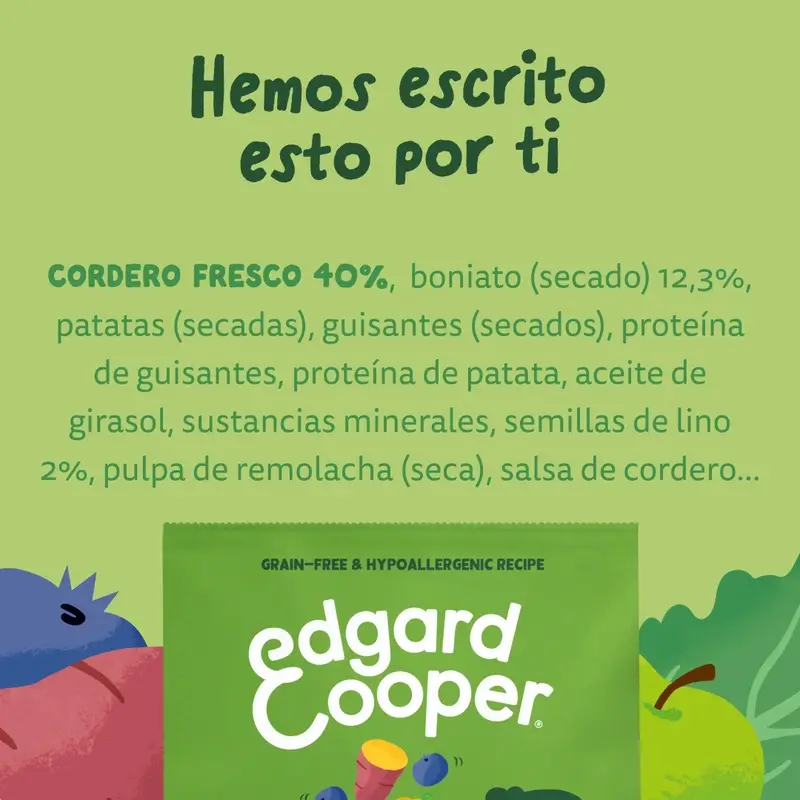 Edgard & Cooper Pienso Para Perros Adultos Medianos Con Cordero Fresco , 7 kg - Image 10