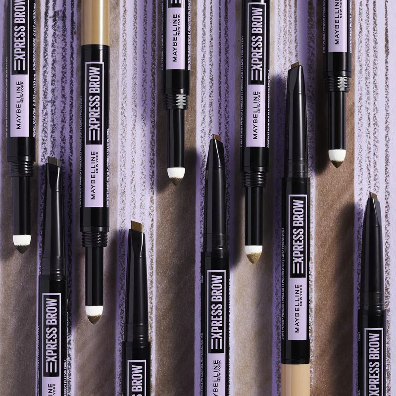 Maybelline New York El Lápiz De Cejas Automático Express Brow Satin Duo 025 Brunette - Image 4