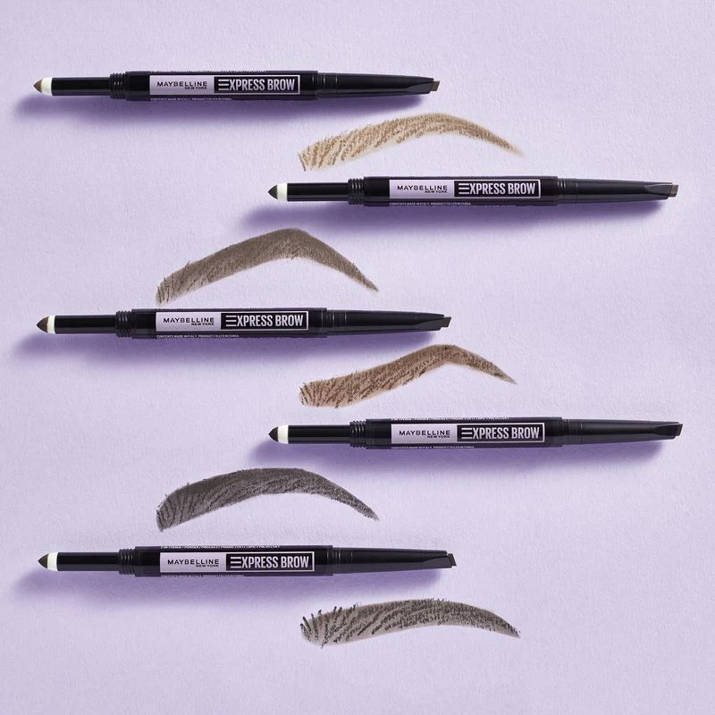 Maybelline New York El Lápiz De Cejas Automático Express Brow Satin Duo 025 Brunette - Image 5