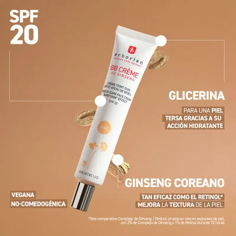 Erborian Bb Creme Caramel R22, 40 ml - Image 5