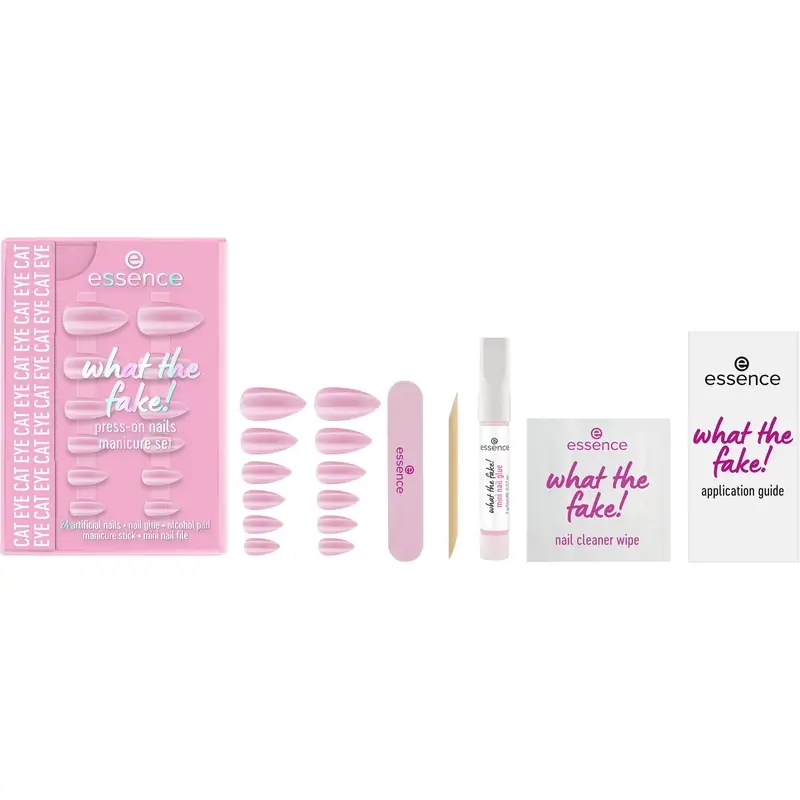 Essence Set De Manicura Con Uñas Postizas What The Fake! Press-On Nails 02 , 28 unidades - Image 2
