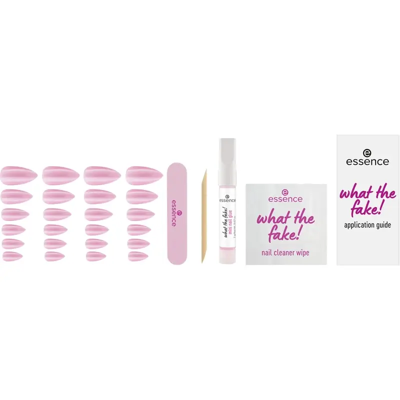 Essence Set De Manicura Con Uñas Postizas What The Fake! Press-On Nails 02 , 28 unidades - Image 3