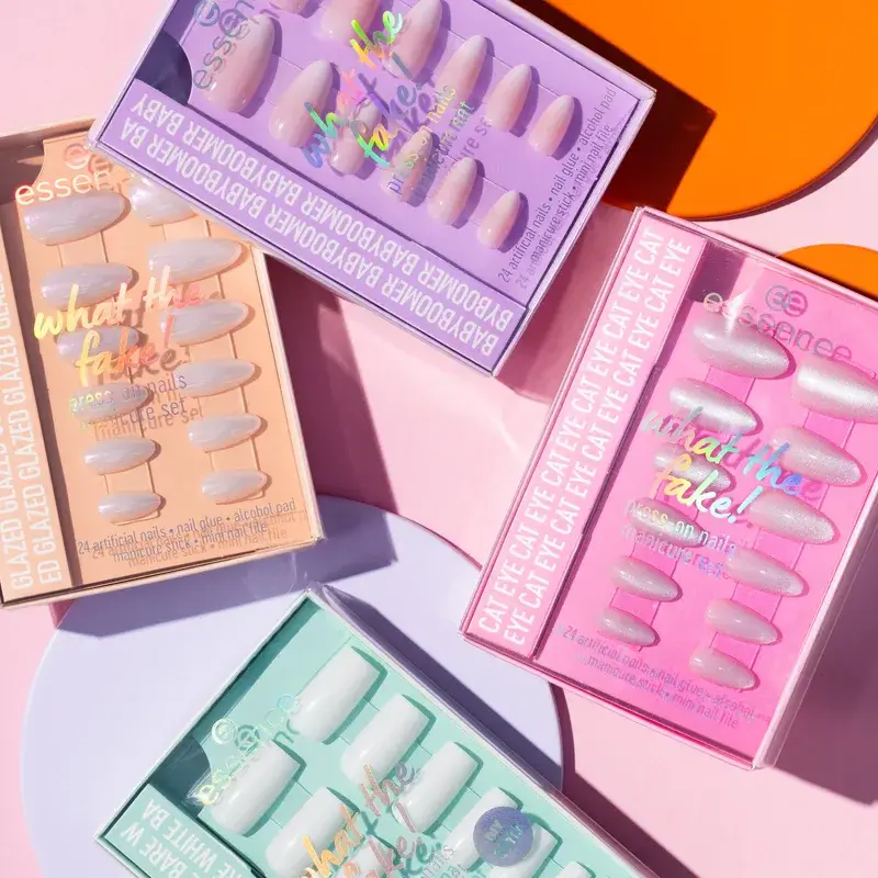 Essence Set De Manicura Con Uñas Postizas What The Fake! Press-On Nails 02 , 28 unidades - Image 9