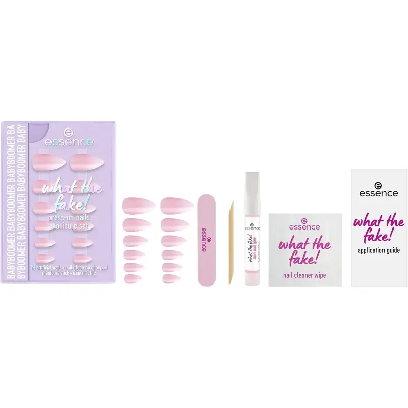 Essence Set De Manicura Con Uñas Postizas What The Fake! Press-On Nails 03 , 28 unidades - Image 2