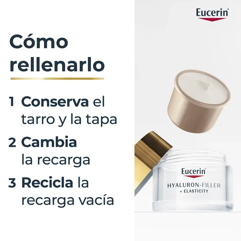 Eucerin Refill Crema De Noche Hyaluron Filler Elasticity , 50 ml - Image 4