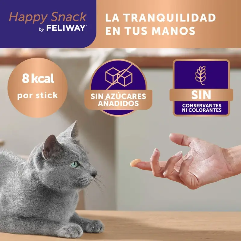 Feliway Happy Snack Sabor Pollo, 24 sobres - Image 5