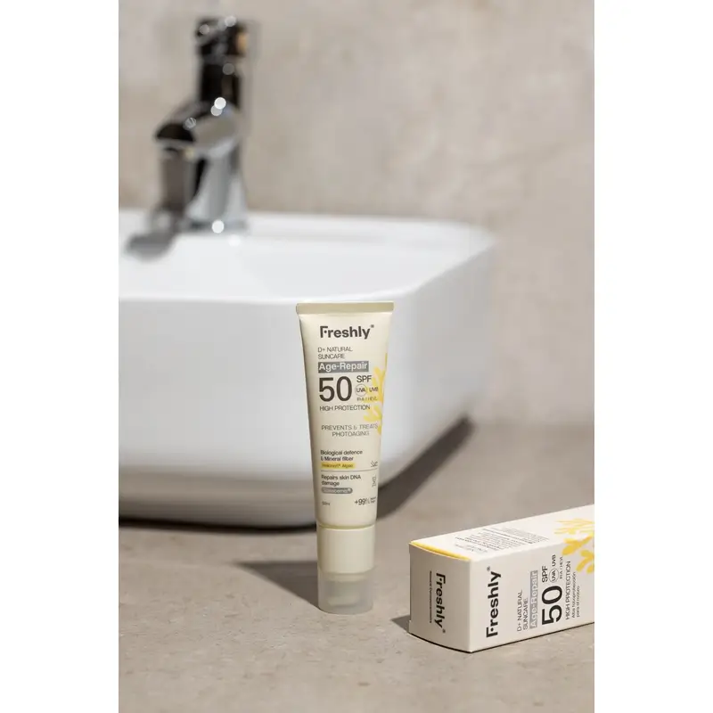 Freshly D+ Natural Suncare Age-Repair Spf50, 50 ml - Image 9