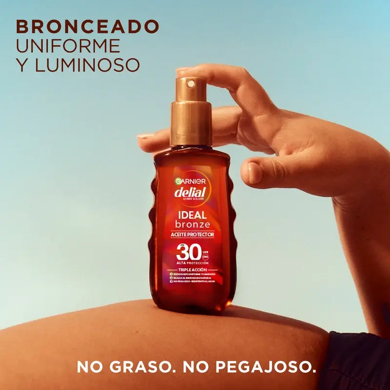 Garnier Delial Aceite Protector Bronceador Spf 30 , 150 ml - Image 4