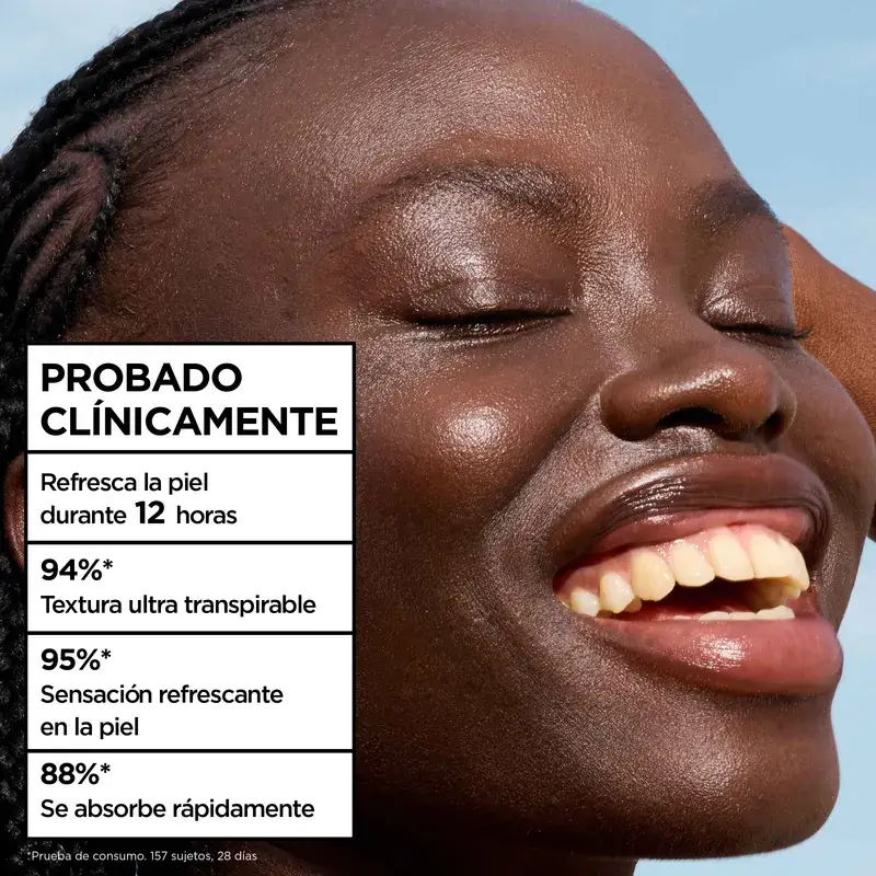 Garnier Delial Agua Fluido Facial Refrescante Spf 50 Invisible, 40 ml - Image 5