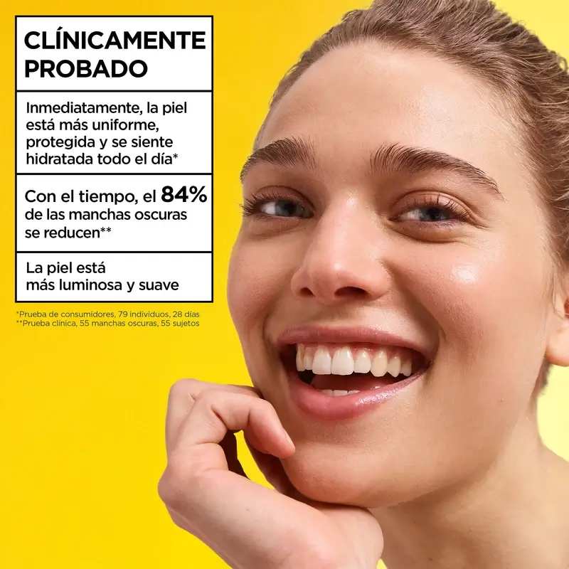 Garnier Uv Daily Protection Vitamina C Wonder Tint Spf50+, Tono Medio , 40 ml - Image 6