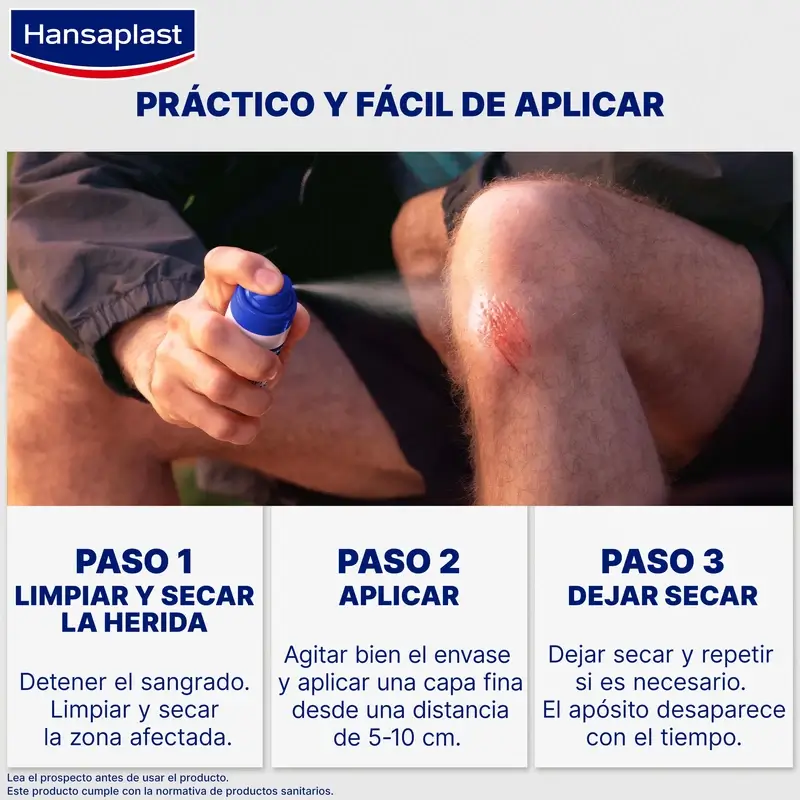 Hansaplast Second Skin Protection Apósito En Spray , 40 aplicaciones - Image 5