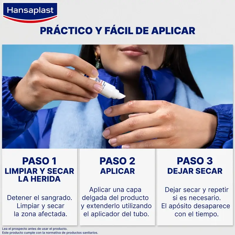 Hansaplast Second Skin Protection Apósito Líquido Concentrado  , 60 aplicaciones - Image 4
