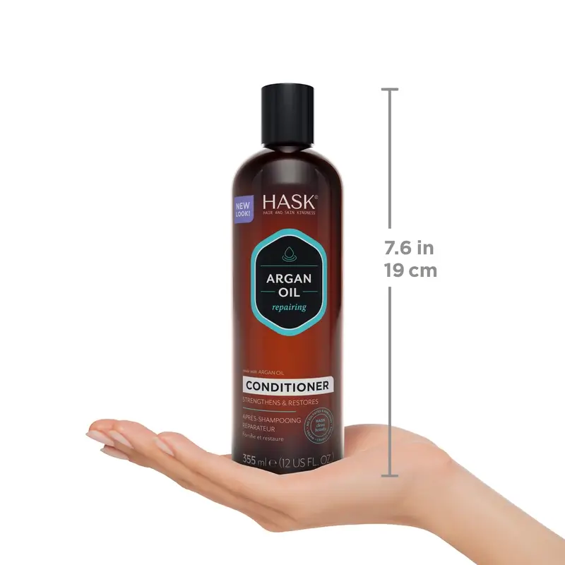 Hask Acondicionador Reparador Argan Oil , 355 ml - Image 5