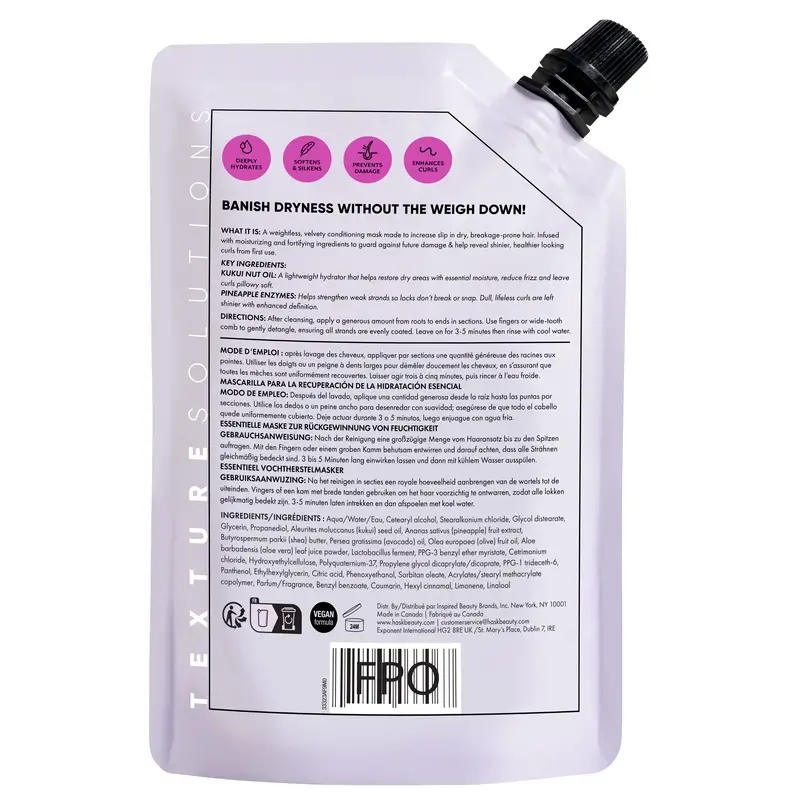Hask Mascarilla Capilar Ligera Hidratante Texture , 235 ml - Image 2