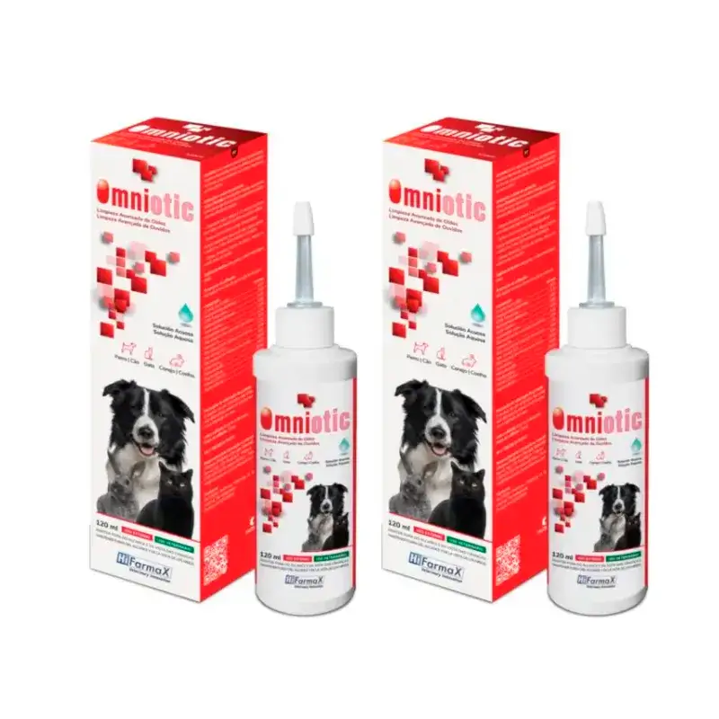 Omniotic Solución Limpiadora, Pack 2 x 120 ml
