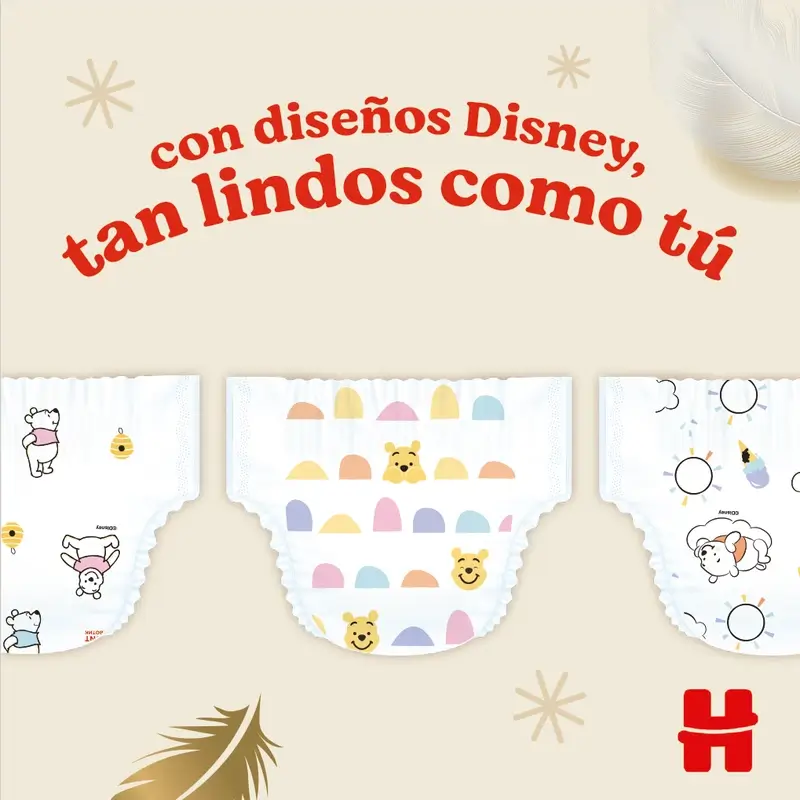 Huggies Extra Care Talla 3 (6-10 Kg) Pañal Para Bebé Disney , 96 unidades - Image 7