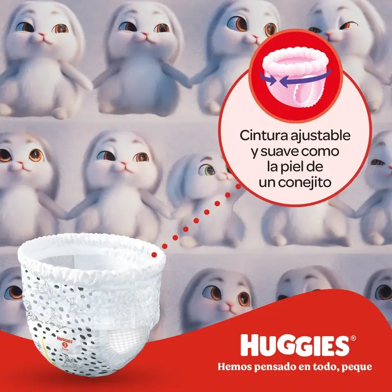 Huggies Little Movers Talla 4 (9-14 Kg) Pañal Braguita Para Bebé Disney , 120 unidades - Image 6