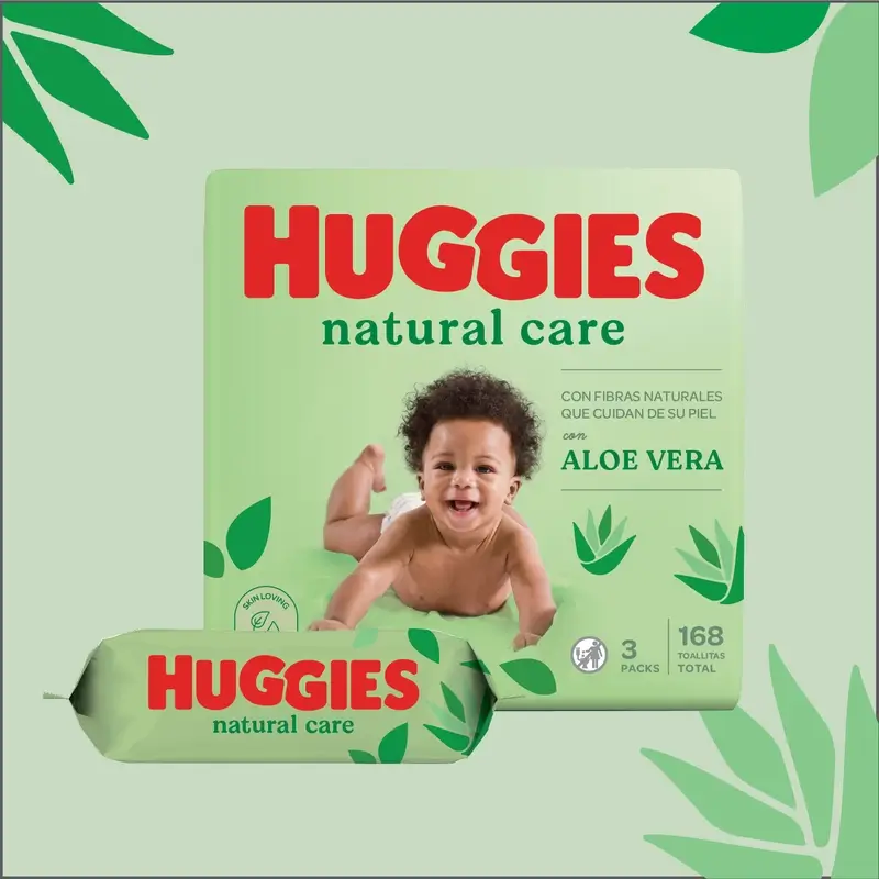 Huggies Natural Care Toallitas , 168 unidades - Image 2