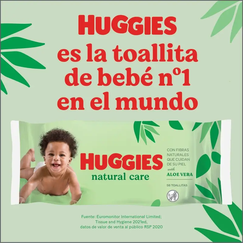 Huggies Natural Care Toallitas , 168 unidades - Image 7