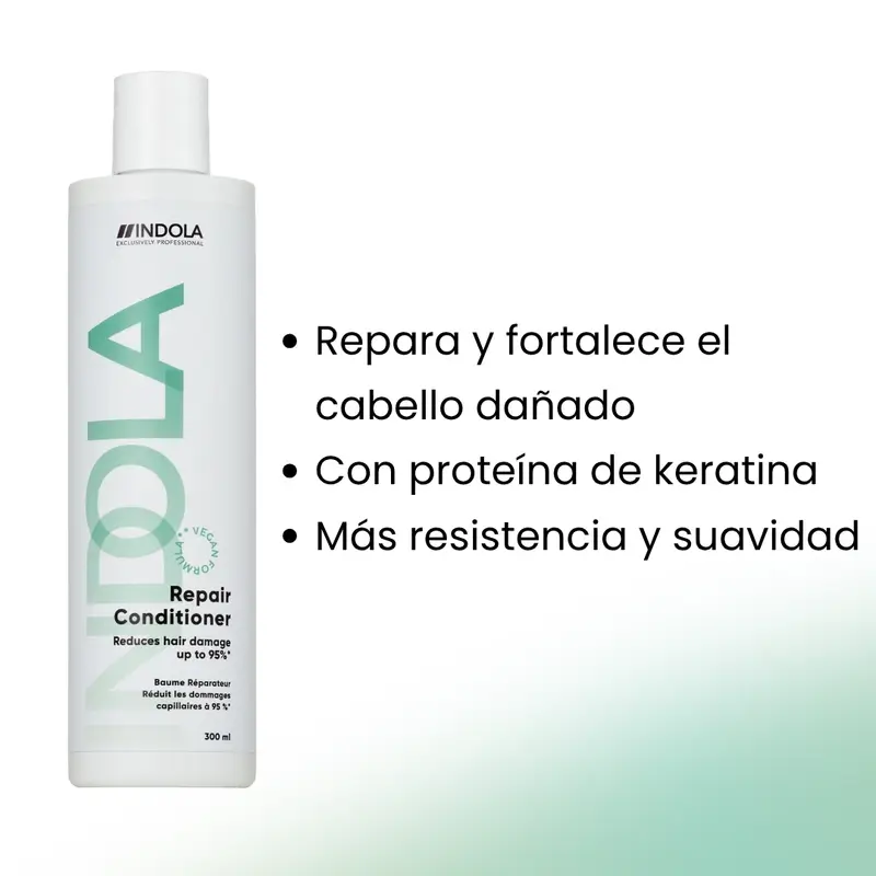 Indola Acondicionador Reparador Profesional, 300 Ml - Image 2