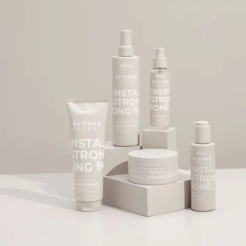 Indola Mascarilla Instastrong Todo Tipo De Rubios Profesional, 200 Ml - Image 3