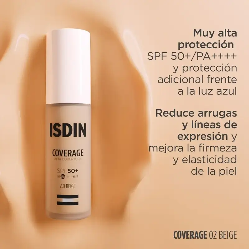 Isdin Coverage 2.0 Beige Spf50+, 30 gr - Image 5
