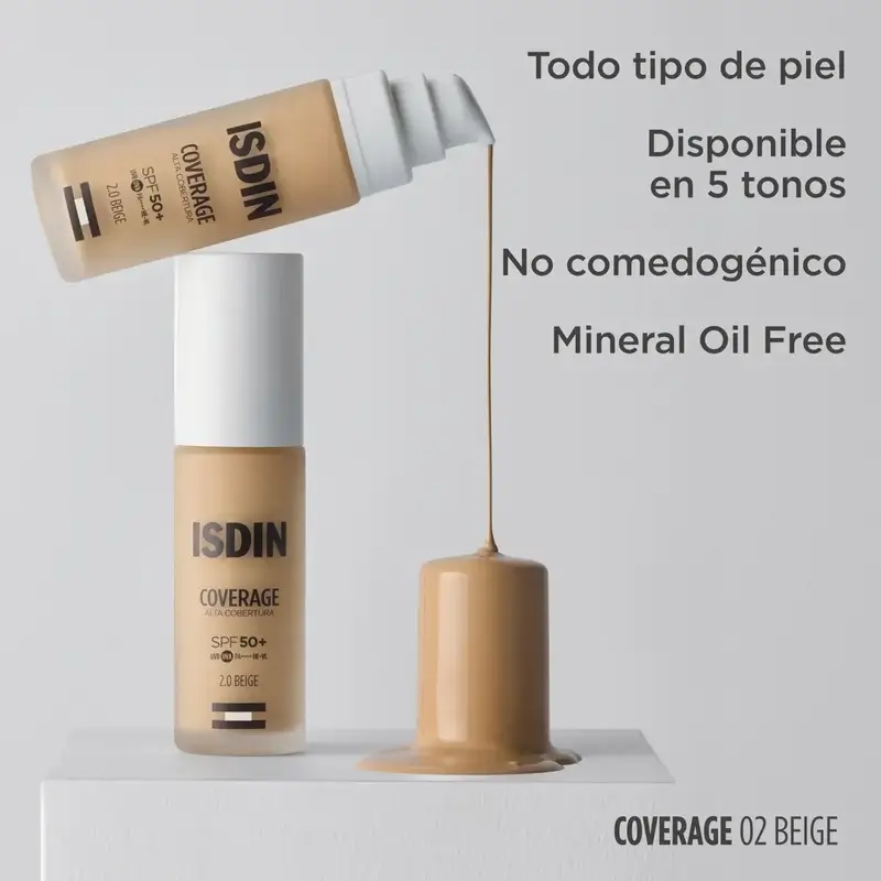 Isdin Coverage 2.0 Beige Spf50+, 30 gr - Image 6