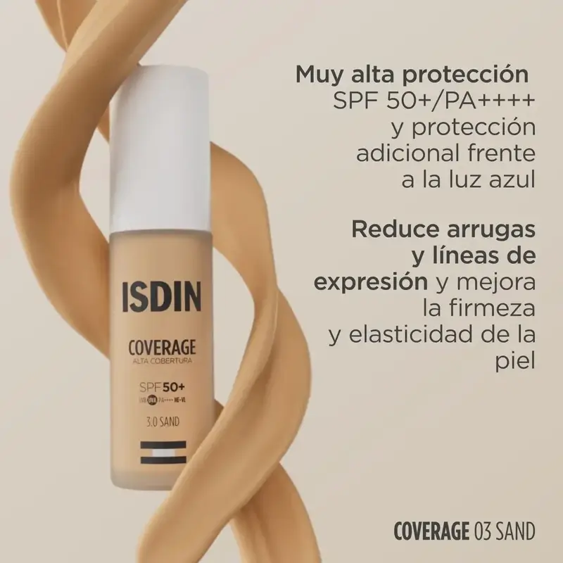 Isdin Coverage 3.0 Sand Spf50+, 30 gr - Image 5