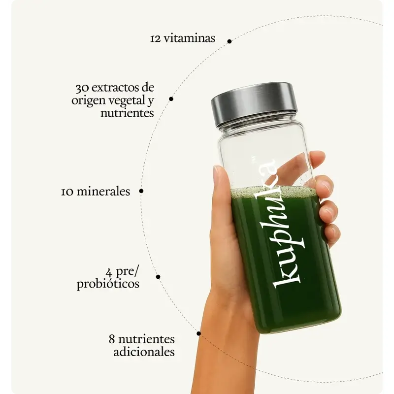 Kuphuka Greens Suplemento Nutricional 100% Natural Y Holistico Piña Y Coco, 411 gr - Image 4