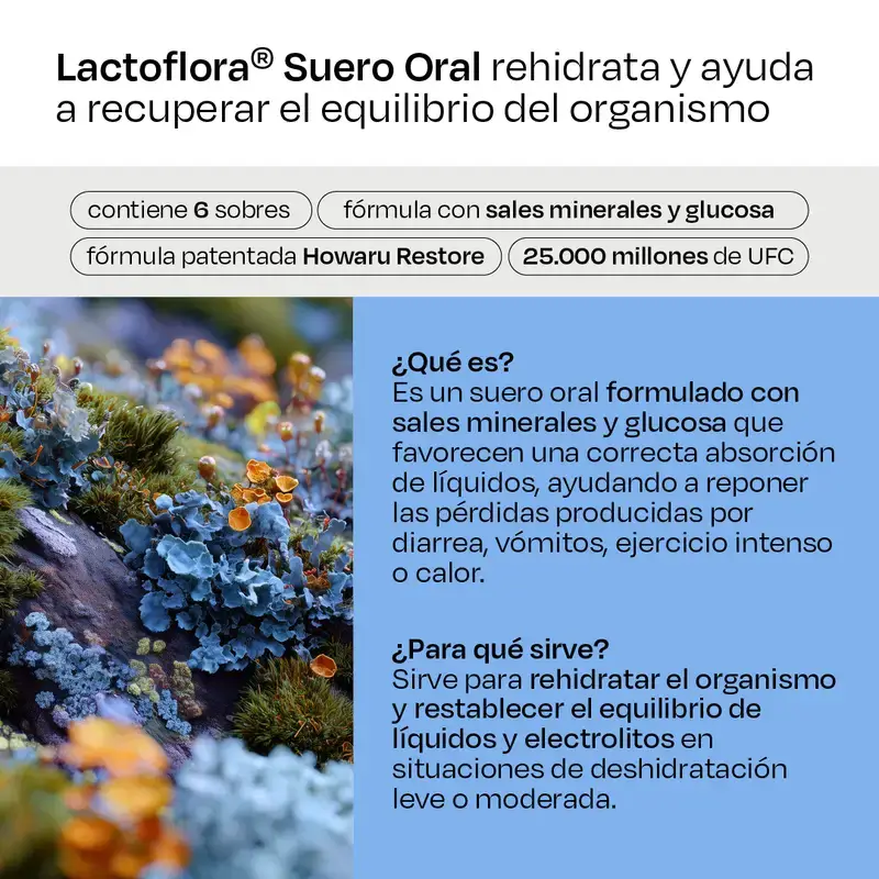 Lactoflora Suero Oral Con Probióticos, Prebióticos Y Sales Minerales Sabor Naranja , 6 Sobres - Image 4