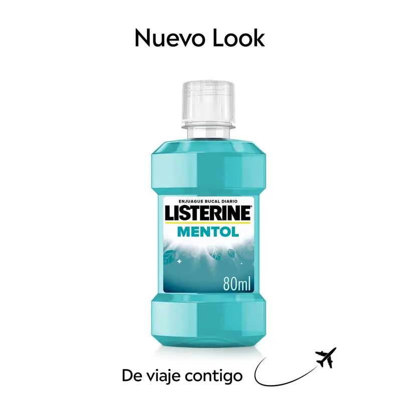 Listerine Enjuage Bucal Mentol, 80 ml - Image 8