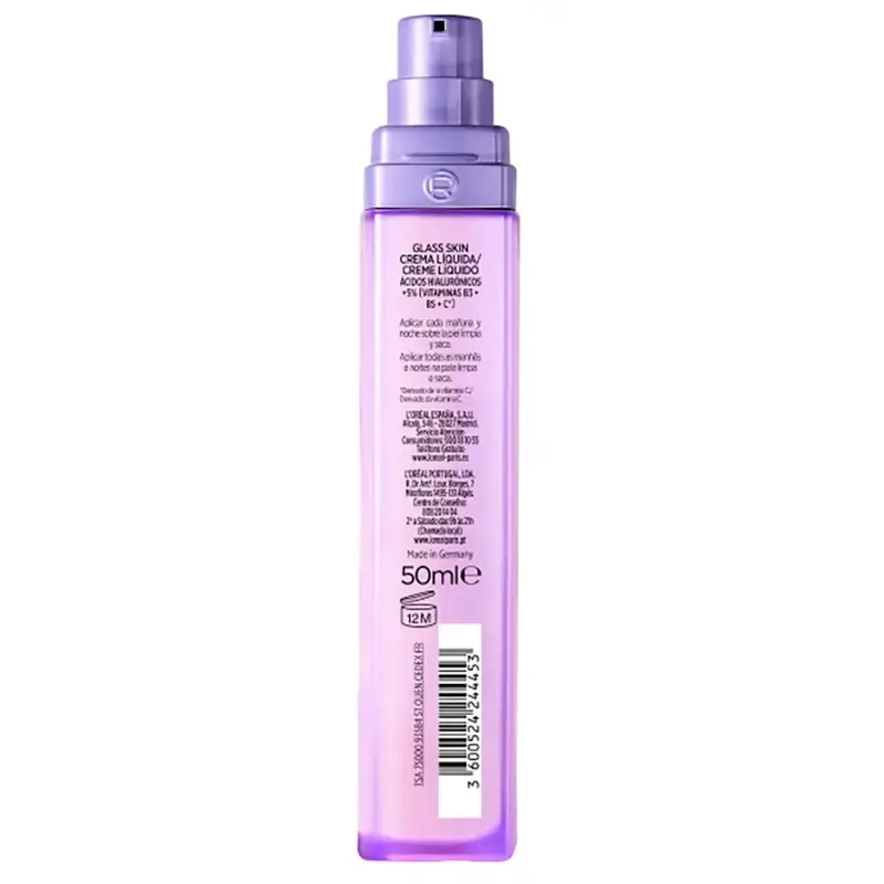 L'Oréal Paris Anti-Ageing Revitalift Filler Glass Skin Crema Líquida , 50 ml - Image 3