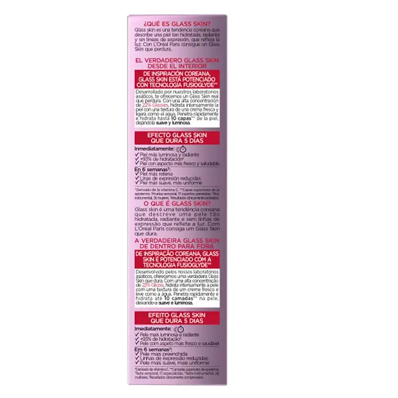 L'Oréal Paris Anti-Ageing Revitalift Filler Glass Skin Crema Líquida , 50 ml - Image 4