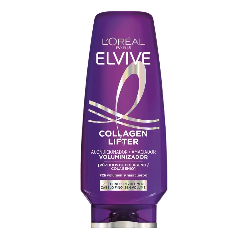 L'Oréal Paris Elvive Collagen Lifter  Acondicionador Voluminizador, 300 ml
