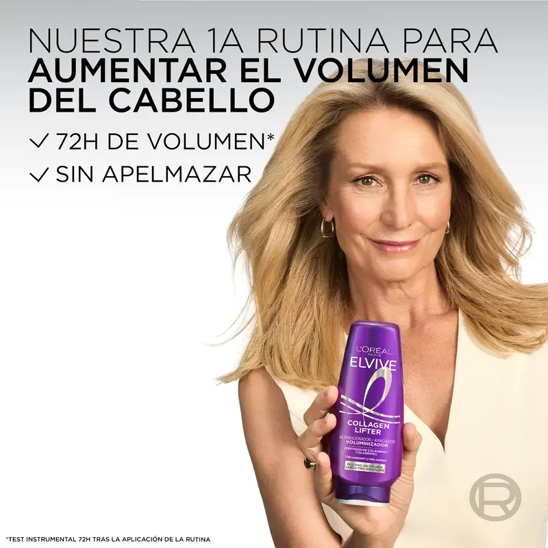 L'Oréal Paris Elvive Collagen Lifter  Acondicionador Voluminizador, 300 ml - Image 8