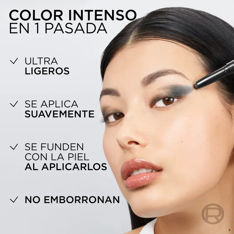L'Oreal Paris Paradise Les Shadow Sticks Smokey Sombra De Ojos Cremosa Y Difuminable Midnight Noir - Image 7