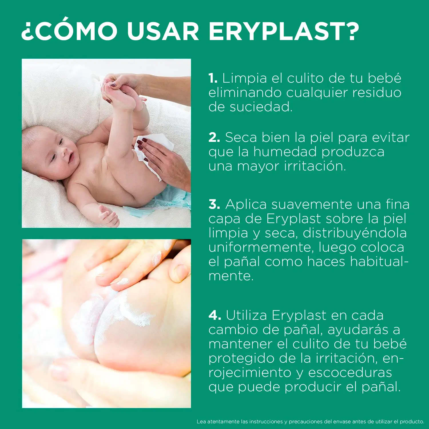 Eryplast Lutsine E45 Pasta al Agua Crema Pañal Bebé, Pack 2 x 75 gr - Image 5