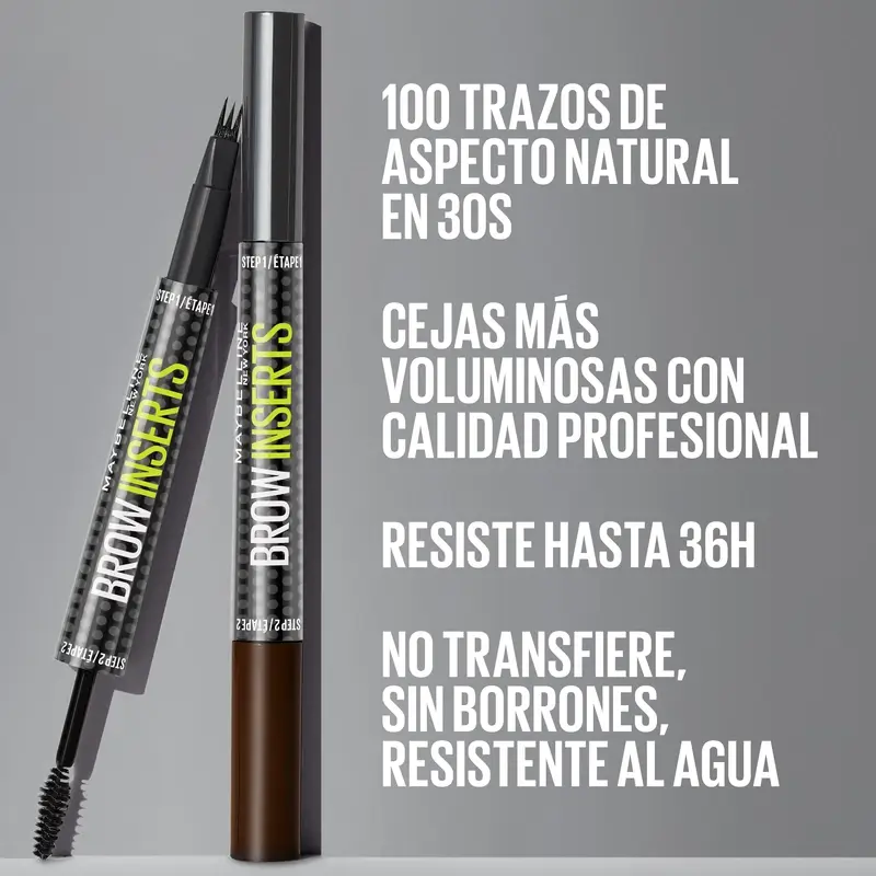 Maybelline New York Brow Insert Lapiz De Ceja, Black Brown, 1.25 ml - Image 5