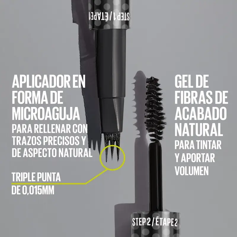 Maybelline New York Brow Insert Lapiz De Ceja, Black Brown, 1.25 ml - Image 6