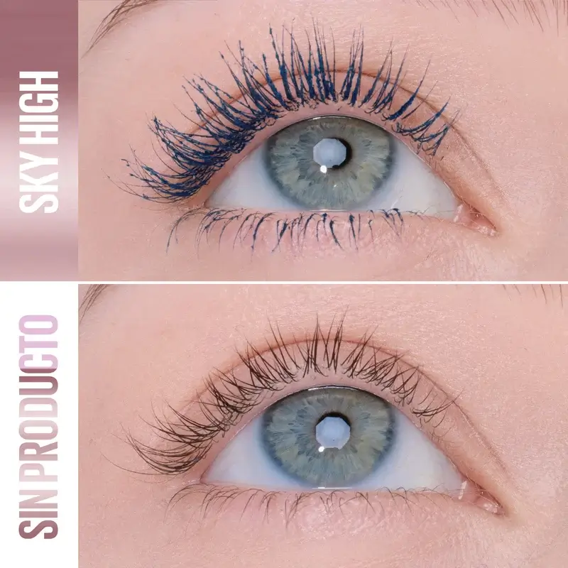 Maybelline New York Lash Sensational, Sky High Máscara De Pestañas Waterproof, Navy Blue, 1 ud - Image 4