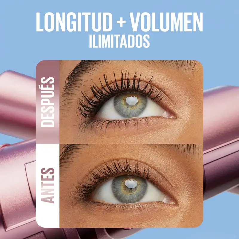 Maybelline New York Lash Sensational, Sky High Máscara De Pestañas Waterproof, Navy Blue, 1 ud - Image 5