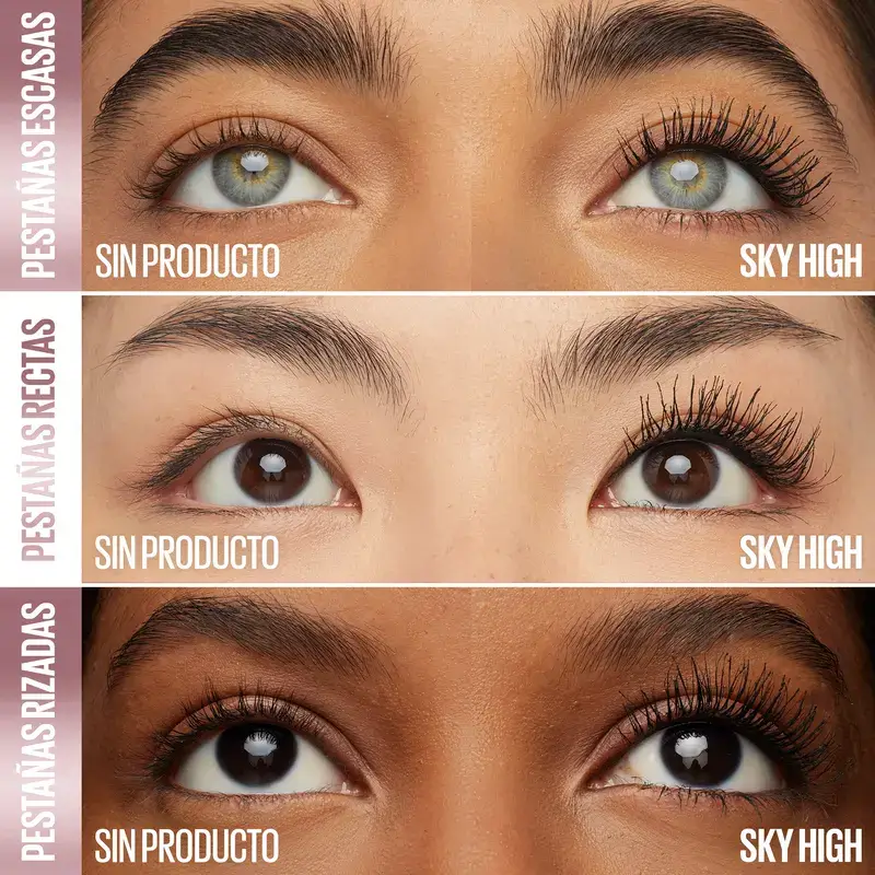 Maybelline New York Lash Sensational, Sky High Máscara De Pestañas Waterproof, Navy Blue, 1 ud - Image 7