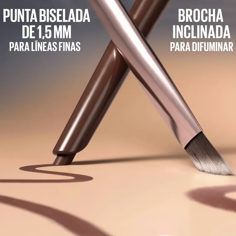 Maybelline New York Sculpting Stix Eyeliner 2 En 1, Smooth Espresso 015, 0,7G - Image 6