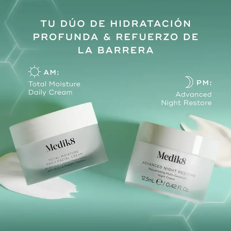 Medik8 Hydration Heroes Try Me Sizes Total Moisture Daily Facial Cream 12,5Ml + Advanced Night Restore 12,5Ml - Image 3