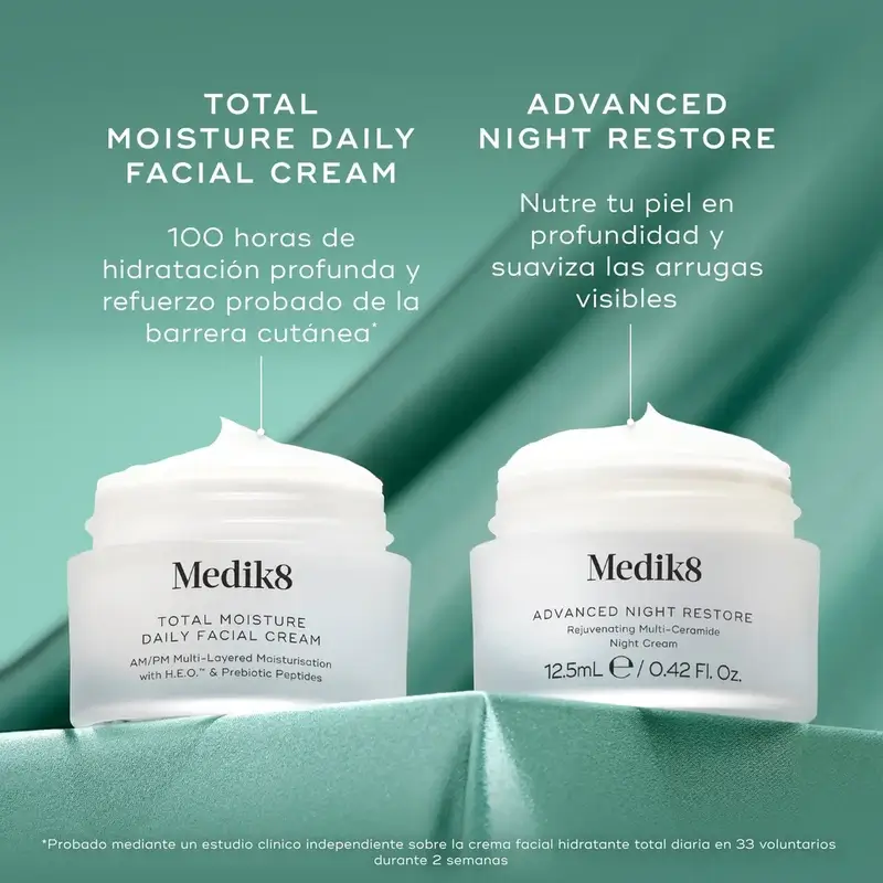 Medik8 Hydration Heroes Try Me Sizes Total Moisture Daily Facial Cream 12,5Ml + Advanced Night Restore 12,5Ml - Image 4