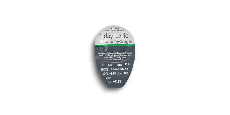 Myday Lentillas Tóricas Diarias, 30 unidades - -4.25, -1.75, 20, 8.6, 14.50 - Image 3