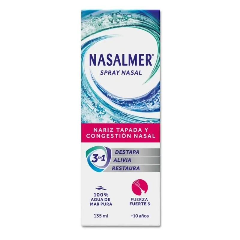 Nasalmer Fuerte, Descongestión Nasal Y Limpieza Profunda, Spray 135 Ml - Image 3