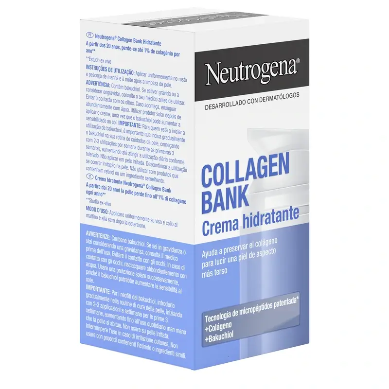 Neutrogena Collagen Bank Crema Hidratante Facial , 50 ml - Image 3