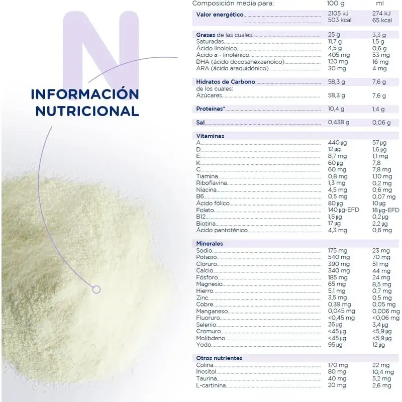 Novalac Ae Leche Infantil 0-36 Meses, Antiestreñimiento , 800 gr - Image 7