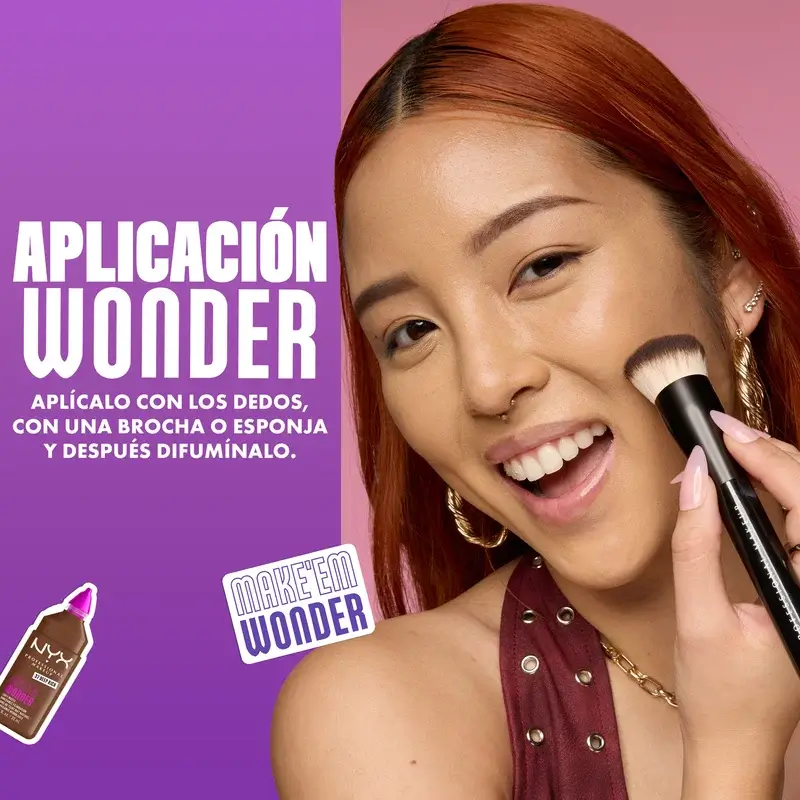 Nyx Cosmetics Make Em Wonder Fdt Capuccino, 30 ml - Image 7